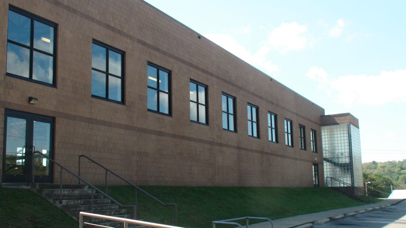Lewisburg Recreation Center side of building