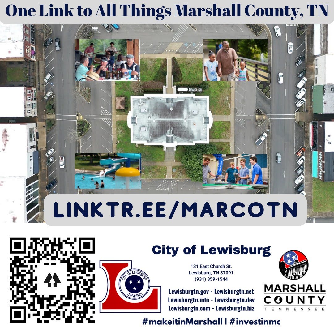 One Link to All Things Marshall County, TN linktr.ee/marcotn