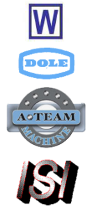 Walker Die Casting Inc. Dole Refrigeration A-Team Machine Logo Inland Stamping Logo